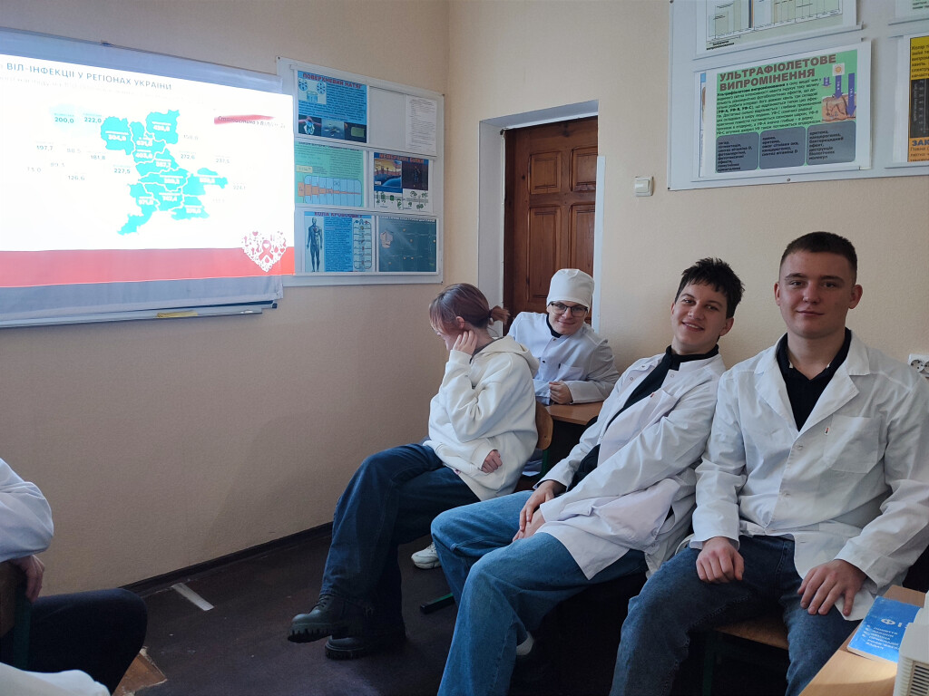 Виховний захід присвячений Всесвітньому дню боротьби зі СНІДом